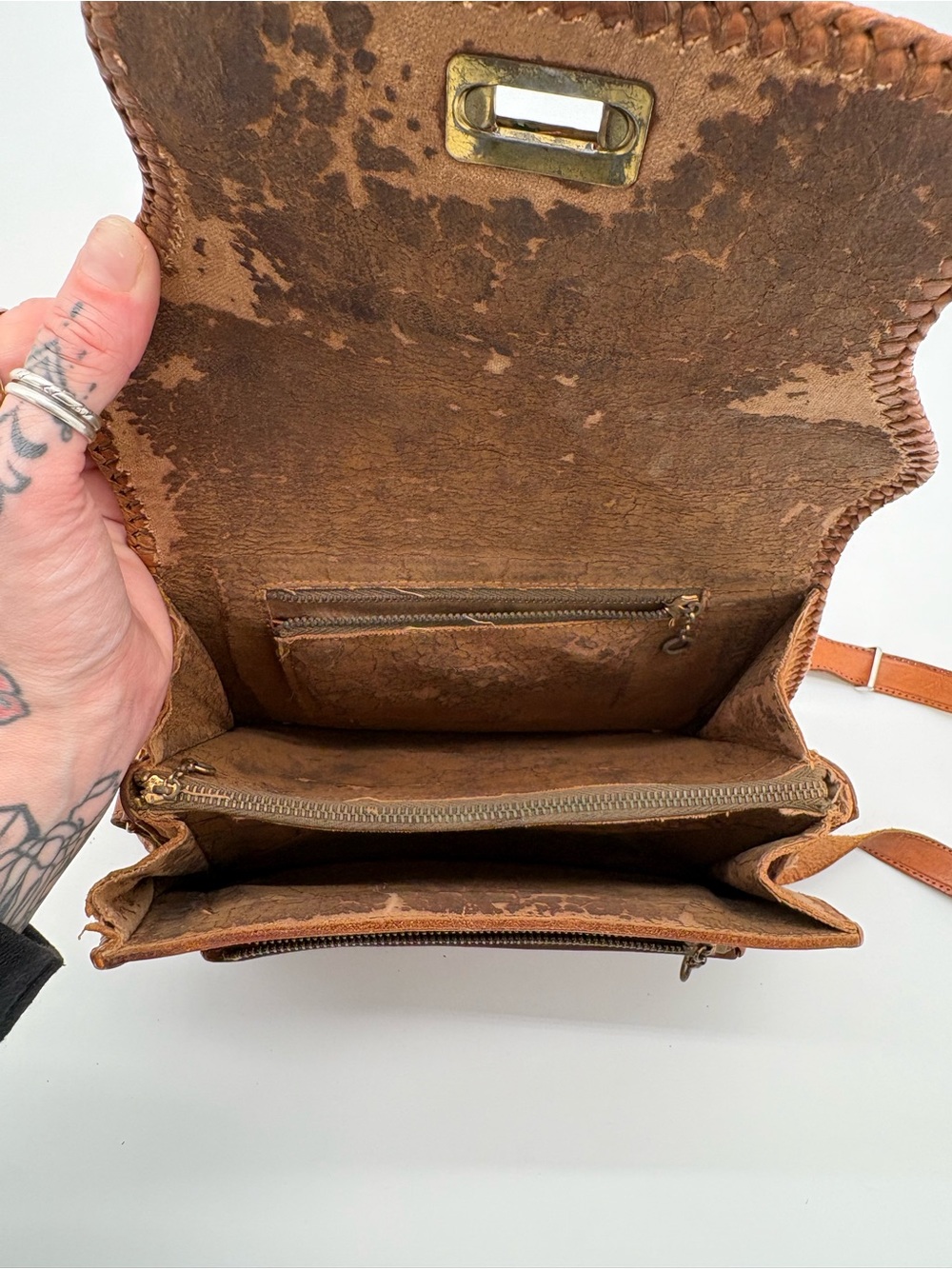 Vintage leather bag - Picture 8 of 10